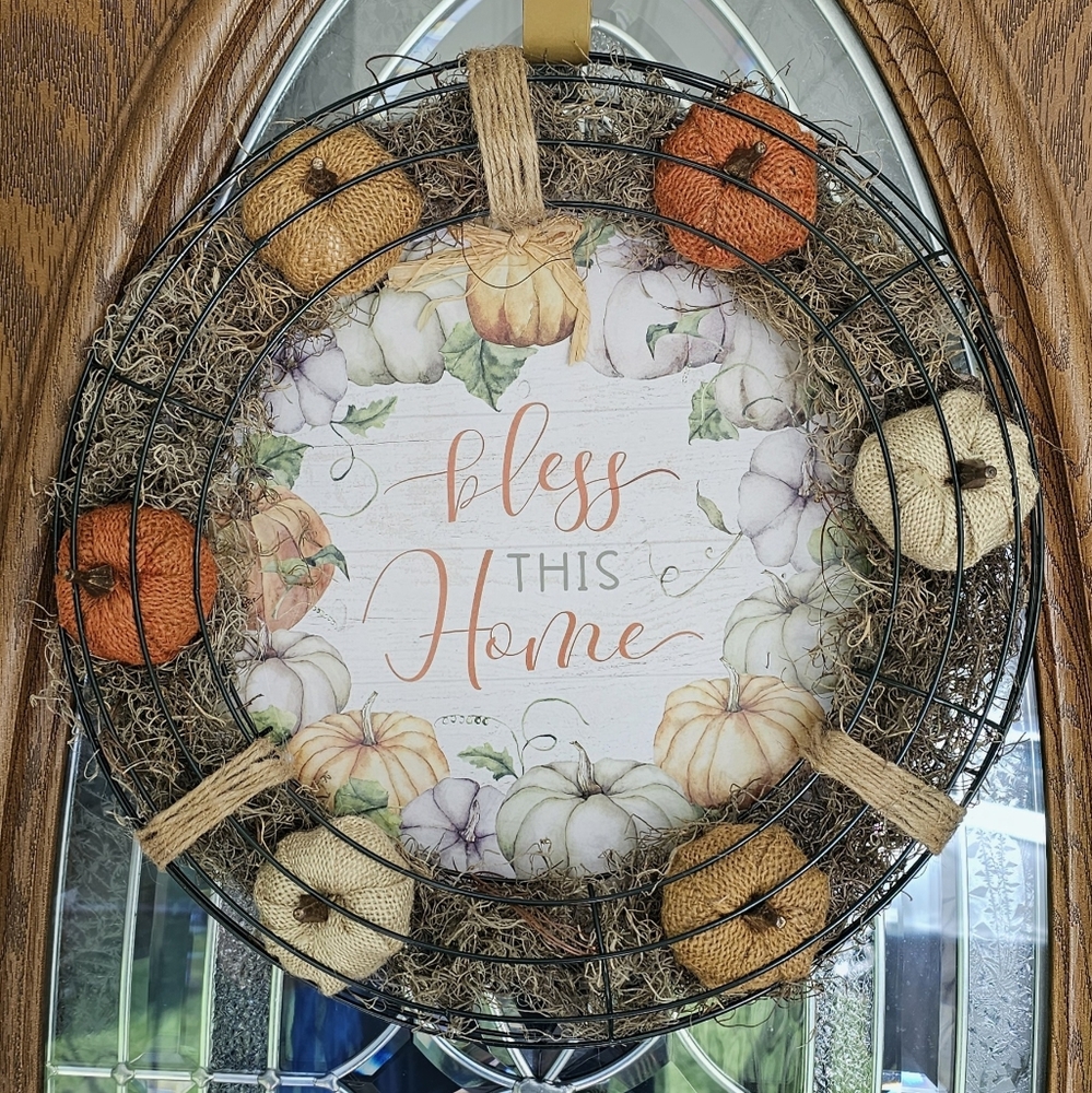 Fall wreath - homemade